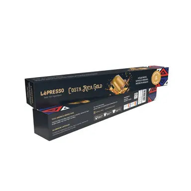 LePresso Medium Roast Costa Rica 10 Nespresso Capsules - كبسولات ليبريسو كوستاريكا وسط التحميص – 10 كبسولات