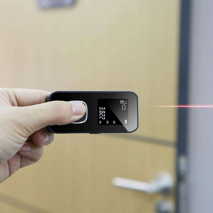 Powerology 60M Laser Rangefinder High Accuracy with Auto Area Calculation - جهاز قياس ليزر باورلوجي 60متر دقة عالية وحساب تلقائي للمسافات