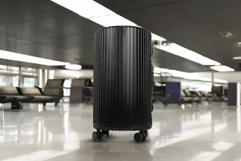 حقيبة سفر ليفيلو أورو 24" خفيفة الوزن مصنوعة من ABS - اسود | Levelo ORO 24" ABS Suitcase And Light Weight Travel Luggage - Black