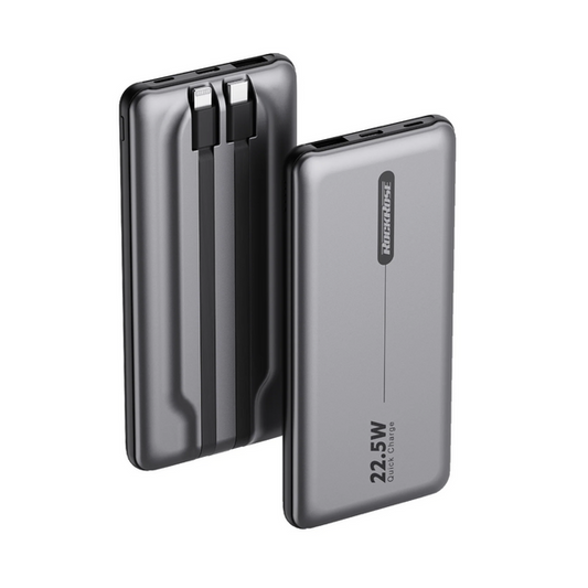 ROCKROSE POWERADE 10 NEO 10000mAh 22.5W Quick Charge Power Bank - باور بانك بسعة 10000ميلي أمبير بقدرة 22.5 واط من روك روز
