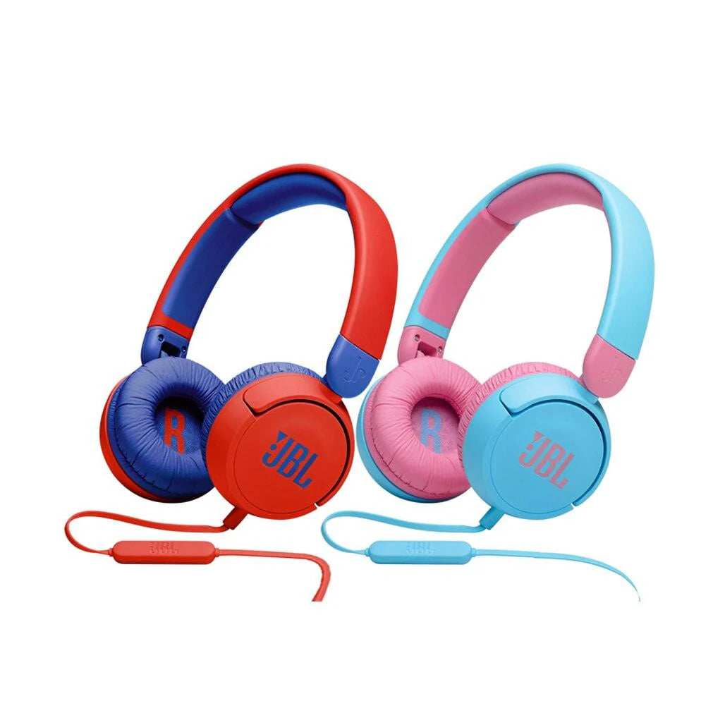 JBL JR310 Kids Wired On-Ear Headphones with Mic | سماعة جي بي ال JR310 للاطفال, سلكية على الاذن مع ميكروفون