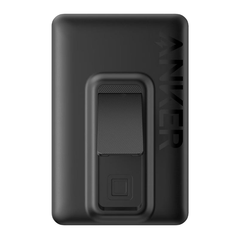 Anker MagGo 10K Power Bank with Magnetic Stand Black -شاحن متنقل بسعة 10,000 مللي أمبير مع حامل مغناطيسي أسودAnker MagGo