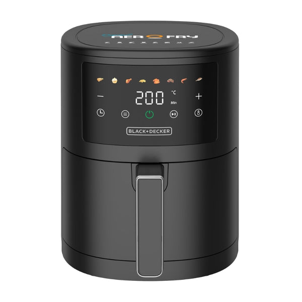 Black+Decker AerOfry Digital Air Fryer AF3500-B5 Black 3.5L - قلاية هوائية بلاك آند ديكر ديجيتال 3.5 لتر 1500 واط - اسود
