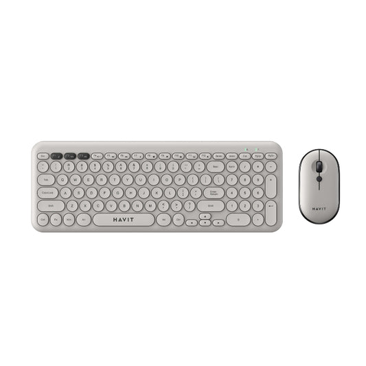 مجموعة هافيت كيبورد وماوس لاسلكية | Havit KB254GCM Wireless Keyboard + Mouse Combo