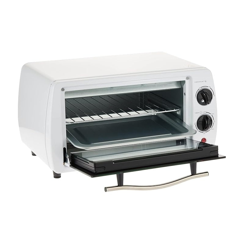 Black+Decker 800W toaster oven, 9L capacity - فرن توستر بلاك أند ديكر 800 وات بسعة 9 لتر