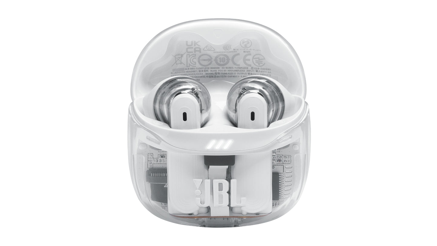 JBL TFLEX 2 True Wireless Noise Cancelling Earbuds, 48 Hrs Playtime | سماعة جي بي ال تون فلكس 2 داخل الاذن لاسلكية مع عزل ضوضاء, تشغيل حتى 48 ساعة