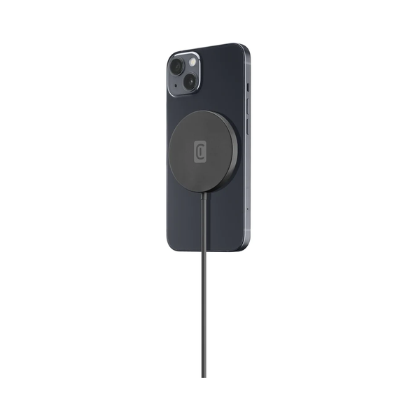 Cellularline 18W MagSafe Wireless Charger Base - سيلولارلاين قاعدة شاحن لاسلكي ماج سيف بقوة 18 واط