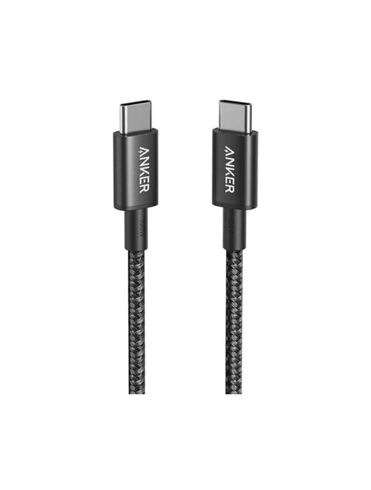 Anker 333 USB-C to USB-C Cable 3.3ft – Black - كيبل تايب سي بطول 1 متر من أنكر