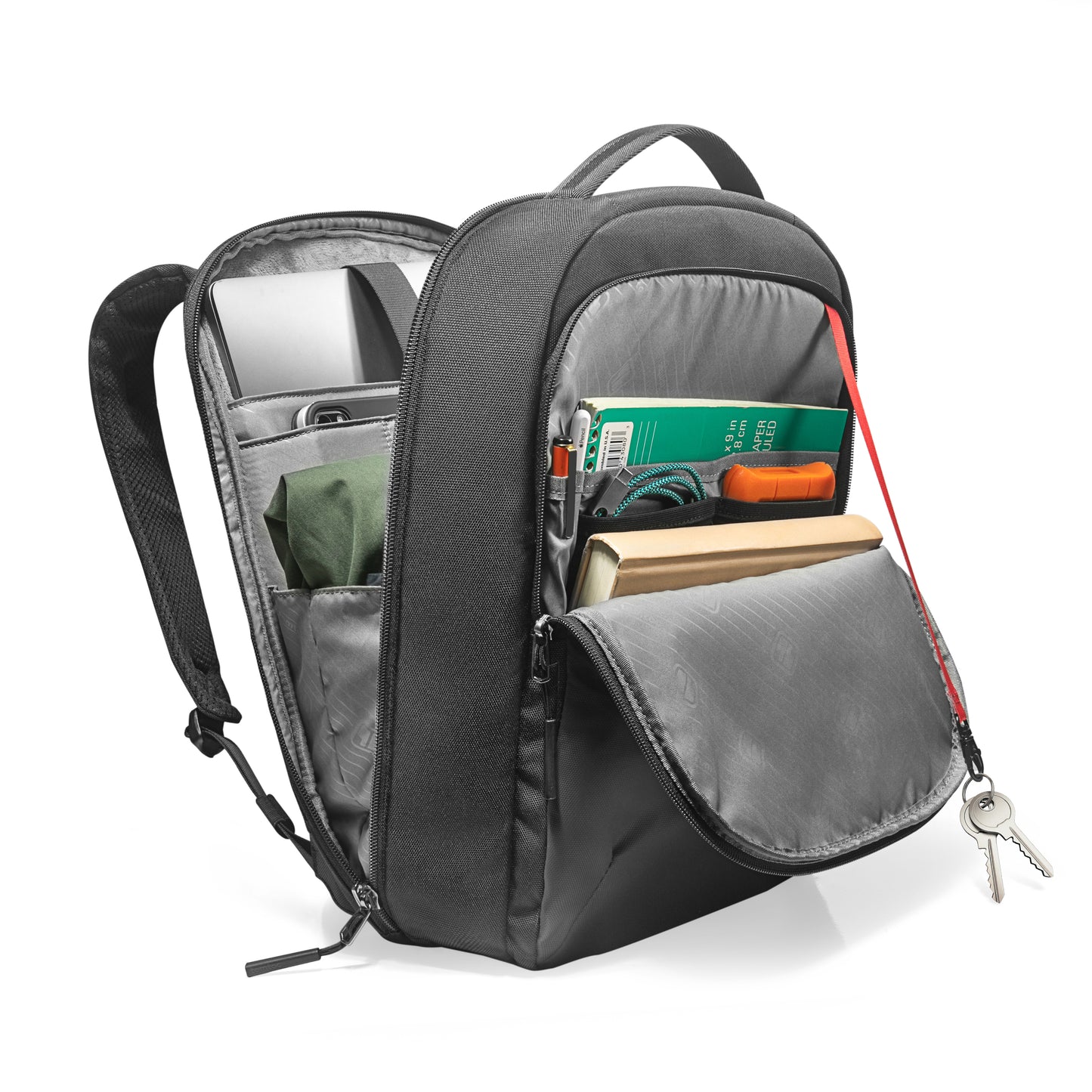 حقيبة ظهر توم توك اكسبلورر T60 للابتوب حجم 16 انش, بسعة 15 لتر - اسود | tomtoc Explorer-T60 Laptop Backpack 16 Inch / 15L – Black