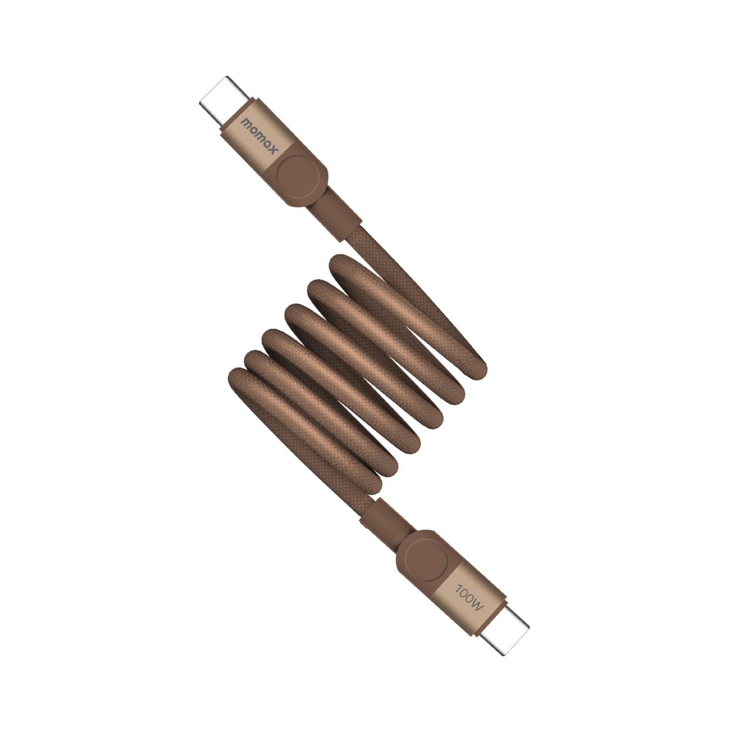 Momax Mag.Link 100W Magnetic USB‑C to USB‑C Cable, 1 m - كيبل موماكس ماج لنك المغناطيسي, USB-C الى USB-C, شحن سريع 100 واط, طول 1 م
