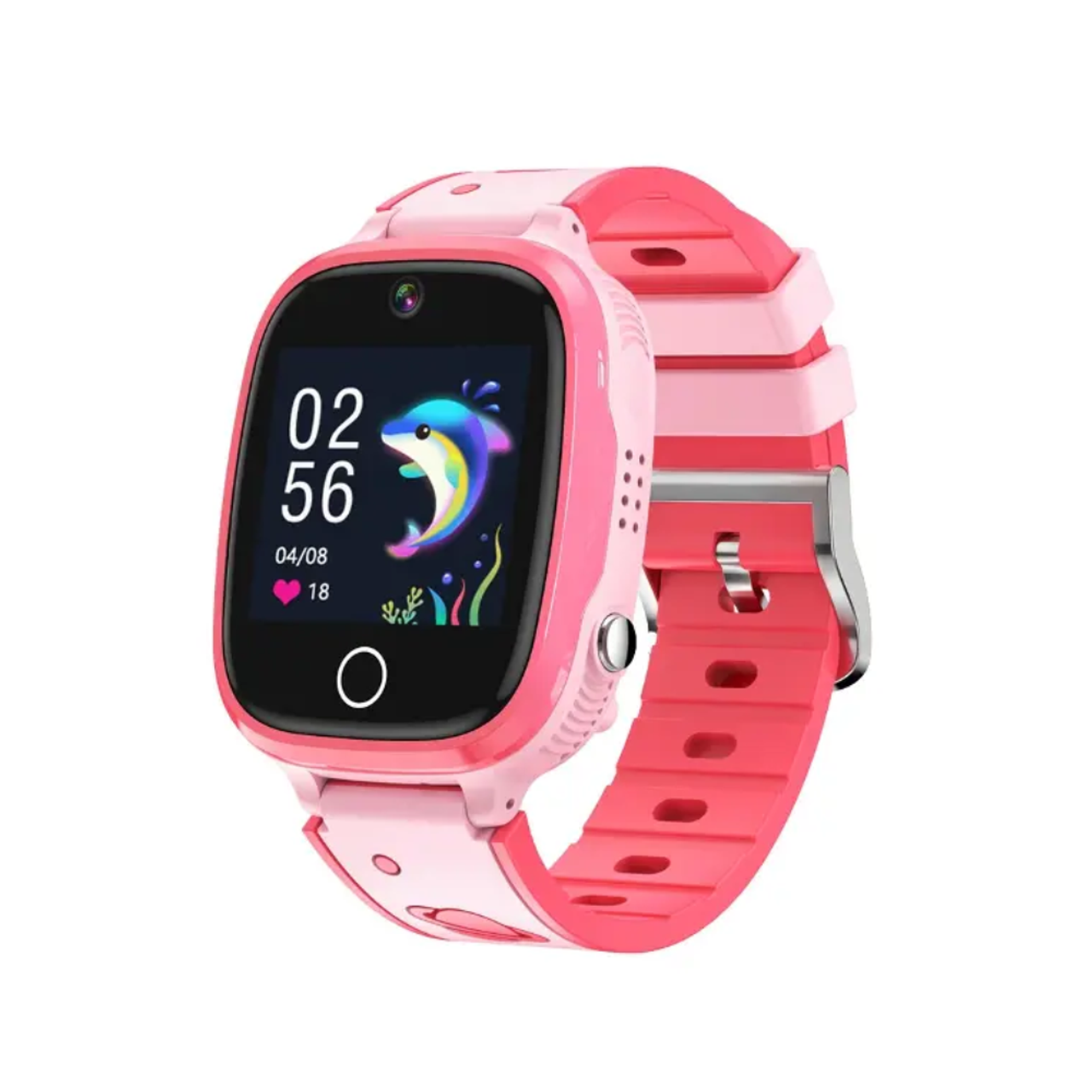 ساعة ذكية للاطفال من بورودو بلو, 4G مع تتبع جي بي اس | Porodo Blue 4G Kids GPS Smart Watch with Setracker 2 App.