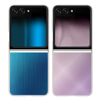 Samsung Galaxy Flip 5 Smart UX Cover Transparency - غطاء شفاف لهاتف سامسونج جلاكسي فليب 5