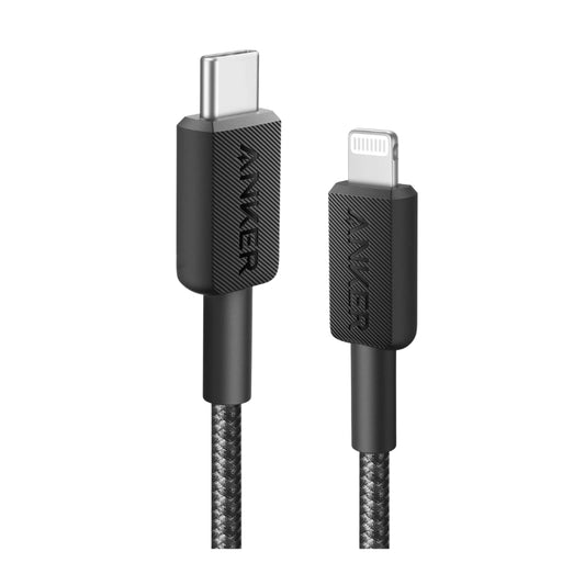 كيبل انكر مضفر يو اس بي سي الى لايتننع بطول 6 قدم | Anker 322 USB-C to Lightning Connector Braided Cable 6ft