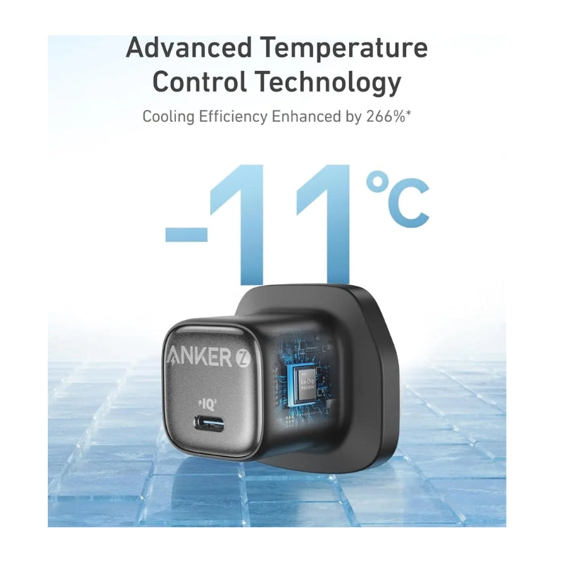 Anker Zolo Wall Charger 30W USB-C – Compact and Fast - شاحن حائط انكر زولو 30 وات بمنفذ تايب سي