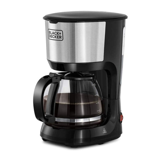 Black+Decker Coffee Maker 750W Dcm750S-B5 - صانعة قهوة 750 وات بسعة 1.25 لتر لتجربة قهوة مثالية