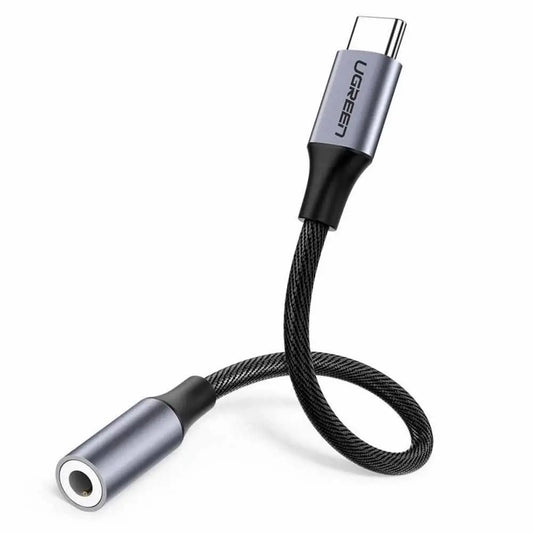 محول يو جرين يو اس بي سي الى منفذ سماعة 3.5 ملم | UGREEN USB-C to 3.5mm Headphone Jack Adapter