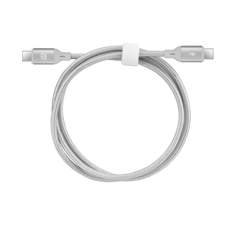 كيبل موماكس جو لينك تايب سي الى تايب سي بقدرة شحن 100 واط و طول 1.2 متر  | Momax GoLink USB-C to USB-C PD 100W Braided Cable (1.2M)