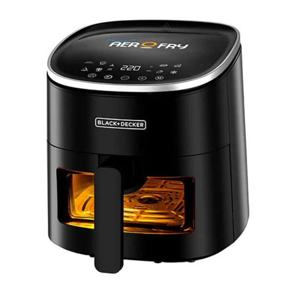 Black&Decker AF7210-B5 DIGITAL AEROFRY WITH WINDOW - 7.2L - قلاية هوائية بلاك أند ديكر الرقمية مع نافذة – 7.2 لتر