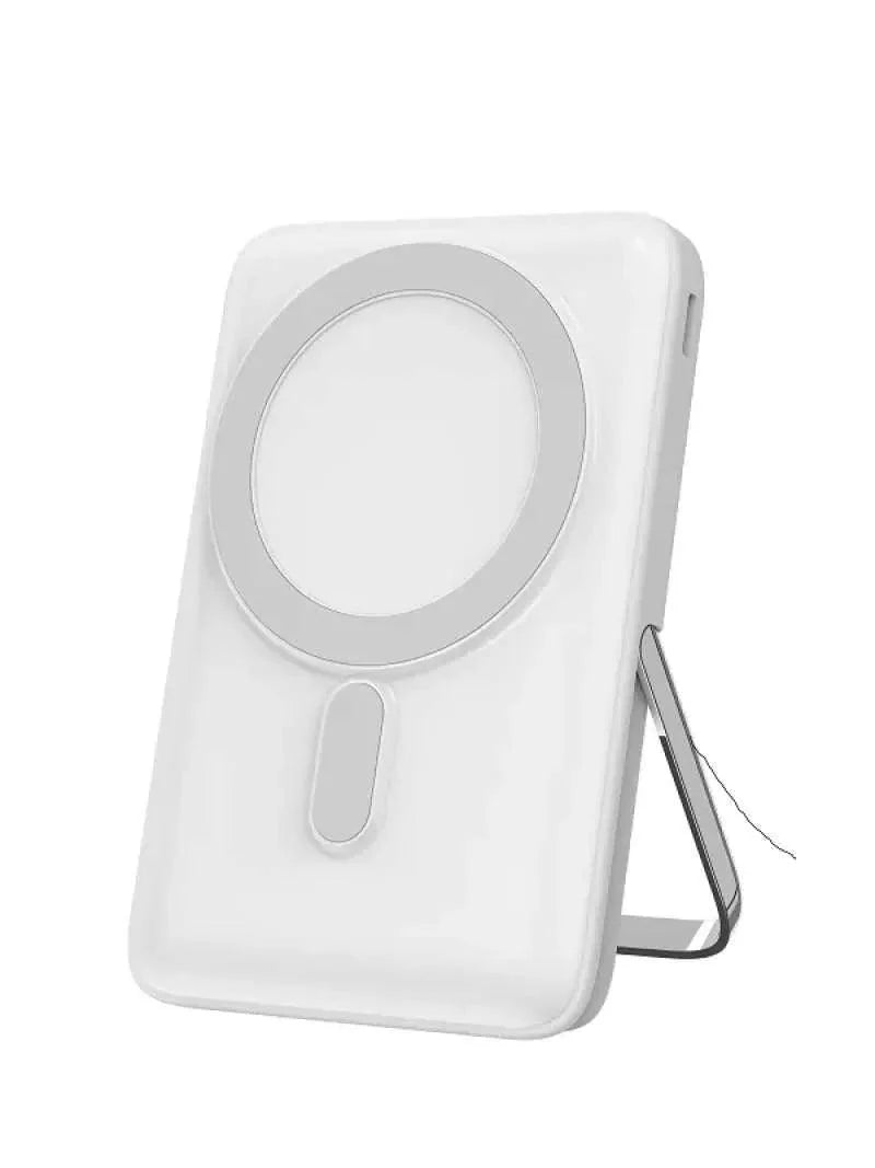 WiWU 30W PD Fast Charging 10000mAh 15W Magnetic Wirless 2 in 1 Power Bank Wi-P011 - باور بانك ويوو 30 واط بتقنية الشحن السريع  10000 مللي أمبير في الساعة مغناطيسي لاسلكي 2 في 1