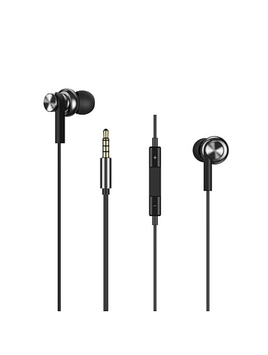 WiWU 3.5mm Audio Jack Stereo Earbuds Widely compatible 3.5mm Earphone with Microphone -  ويوو 3.5 ملم مقبس الصوت سماعات أذن استريو متوافقة على نطاق واسع 3.5 ملم سماعة مع ميكروفون
