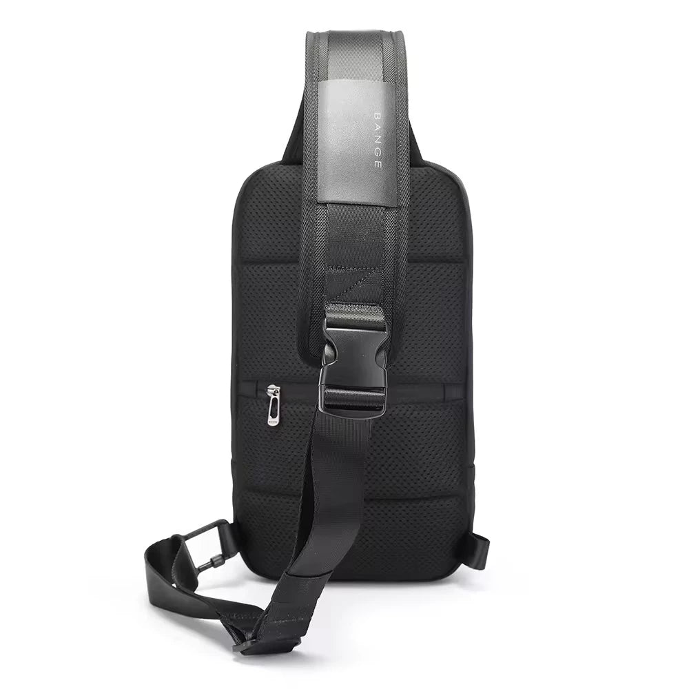 BANGE Wardon Light Anti-Theft Water-Resistant Sling Bag | حقيبة كتف مقاومة للماء ومضادة للسرقة من بانج, بسعة كبيرة وجيوب متعددة
