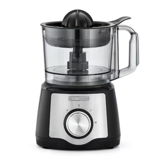 Black&Decker FX650-B5 FOOD PROCESSOR 600W black/silver - محضر طعام 600 واط بسعة 1.5 لتر مع شفرات ستانلس ستيل
